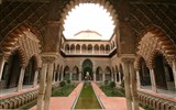 Andalusie, památky UNESCO a přírodní parky 2021 - Španělsko - Sevilla - Alcazar, Patio de las Doncellas