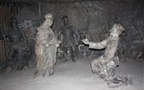 Krakov, město králů, Vělička, památky UNESCO a krásy Beskyd  2023 - Polsko - Vělička - sůl je materiálem pro množství soch