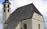 Kitzbühel - Rakousko - Tyrolsko - Kitzbühell, kostel sv.Ondřeje z 13.století
