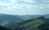Putování v kraji Schwarzwald, Alsasko a Vogézy - Německo - Schwarzwald - nejvyšší horou je Feldberg (1493 metrů)