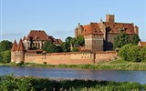 Památky UNESCO - Polsko - Polsko - Malbork - křížácký hrad z 12.-15.století