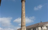 Eger, Tokaj, Budapešť, termály a víno 2023 - Maďarsko - Eger - minaret,1596, jediný pozůstatek mešity zbořené 1841