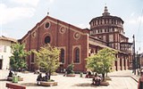 Milán - Itálie - Milán - kostel Santa Maria delle Grazie, stavba Bramanteho
