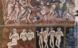 Benátky, ostrovy Murano, Burano a Torcello - Itálie - Benátky - Torcello, mosaiky z 11.a 12. století z baziliky Santa Maria Assunta - Poslední soud.