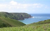 Normanské ostrovy Jersey a Guernsey 2021 - Anglie - Jersey - útesy Plémont na severním pobřeží