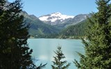 Klenot Dolomit - Stelvio Ortler - Itálie - Zufrittsee leží v NP Stelvio