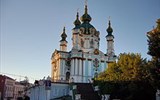 Velký okruh Ukrajinou, poklady Kyjevské a Podkarpatské Rusi - Ukrajina - Kyjev - chrám sv.Andreje