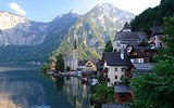 Podzim v Alpách: Solná komora, Dachstein, Mrtvé hory - Rakousko - Hallstatt, malebné městečko dalo jméno hallstadské kultuře (700-450 př.n.l.)