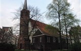 Amsterdam - Holandsko - Amsterdam, Engelse Kerk, vybudován pro bekyně kolem 1419, 1607 pronajat Angličanům