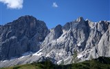 Krásy Solné komory 2021 - Rakousko - masiv  Dachstein při pohledu od lanovky