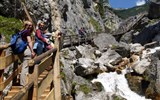 Krásy Solné komory 2021 - Rakousko - soutěska Silberkarklamm s vodopády