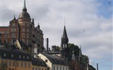 Stockholm - Švédsko - Stockholm - čtvrt Sodermalm leží celá na ostrově zvaném Ason