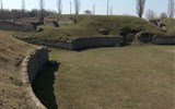 Burgenland, sluneční strana Rakouska - Rakousko - Carnuntum - zbytky amfiteátru