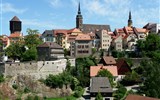 Velikonoce v Lužici, křižácké jízdy a zahrady 2023 - Německo - Lužice - Budyšín, pohled na město