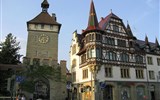 Bodamské jezero a květinový ostrov Mainau - Německo - Kostnice - Schnetztor