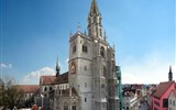 Bodamské jezero a květinový ostrov Mainau - Německo - Kostnice - katedrála
