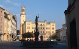 Schneeberg a Zwickau - Německo - Zittau, radnice