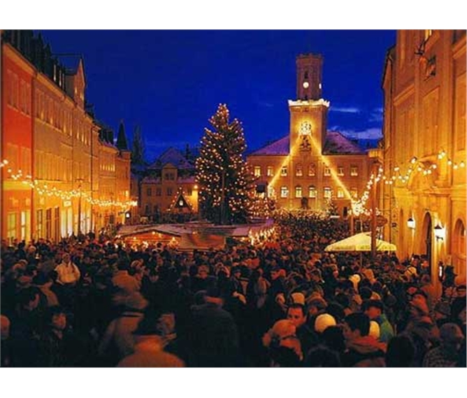 Schneeberg a Zwickau - Německo - adventní Schneeberg.