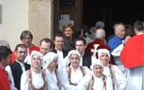 Historické slavnosti a průvody - Francie - Korsika -  krojovaní v Cargese