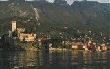 Jezero Misurina a Lago di Garda s vrcholy Dolomit - Itálie - Lago di Garda - Malcesine