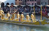 Benátky, ostrovy, slavnost gondol s koupáním a Bienále architektury 2023 - Itálie - Benátky - slavnost gondol