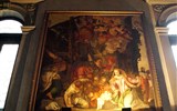Slavní malíři Benátek - Itálie - Benátky - San Zanipolo, Růžencová kaple, Paolo Veronese, Klanění pastýřů