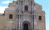 Valencie a Murcia - Španělsko - Murcia - Caravaca de la Cruz, barokní průčelí baziliky