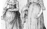 Norimberk a výstava Albrecht Dürer - Německo - A.Dürer - Norimberská a benátská žena