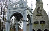 Údolí Sály od Merseburku po Jenu - Německo - Lützen - památník Gustava Adolfa z roku 1837