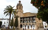 Ronda - Španělsko - Andalusie - Ronda, Santa Maria la Mayor, přestavěná mešita, gotický (po 1580), přest.renes. a barokně