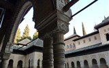 Alhambra - Španělsko - Andalusie - Granada, Alhambra, Patio de los Leones, zde bylo centrum rodinného života sultána