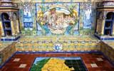 Jarní Andalusie, památky UNESCO, slavnosti a přírodní parky 2023 - Španělsko - Andalusie -  Sevila, Plaza de Espaňa, koutek Luga