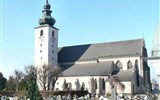 Perly Horních Rakous - Rakousko - Enns - bazilika sv.Vavřince na místě římského Jupiterova chrámu