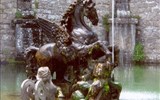Zahrada Villa Lante - Itálie - vila Lante - Pegasova fontána