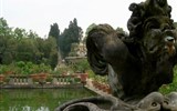 Palác Pitti a zahrady Boboli - Itálie - Florencie - zahrady Boboli