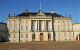 Amalienborg - Dánsko - Kodaň - Amalienborg - palác Christiana VII. 