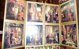 Solná komora  - Rakousko - St.Wolfgang, deskové obrazy oltáře s výjevy ze života Krista