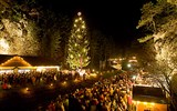 Advent v romantické soutěsce, čokoládovna Lindt - Rakousko - adventní trhy u soutěsky Johannesbachklamm