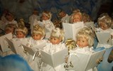 Štýr - Rakousko - Steyr - Weihnachtsmuzeum, Dráha Světem Vánoc, vánoční zvyky v provedení andělíčků