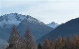 Grossglockner - Rakousko - podzim pod vzdáleným vrcholem Grossglockneru