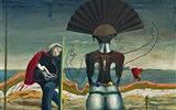 Vídeň, výstavy Max Ernst, Nizozemští mistři - Max Ernst - Weib, Greis und Blume, 1924