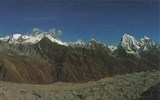 Nepál - Nepál - vrchol světa - zleva Mt.Everest­,  Lhotse a Makalu