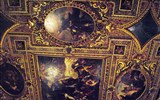 Slavní malíři Benátek - Itálie - Benátky - Scuola San Rocco, horní sál, Mojžíš dobývající vodu ze skály, Tintoretto, 1575-81.