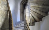 Štýrsko, hory a barevné termály, zážitkový víkend 2023 - Rakousko - Štýrsko - Graz, spirálovité schodiště, dal je postavit Maximilián I. 1499-1500