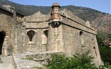 Languedoc a Roussillon, země moře, hor a katarských hradů s koupáním 2022 - Francie - Languedoc - Villefranche, Dauphinova bašta, Vauban, 17.stol..