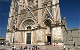 Řím, Orvieto, Perugia a koupání v Rimini - Itálie - Orvieto -  dóm, reliéfy 1320-30, L.Maitani, výjevy ze Starého a Nového zákona