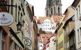 Míšeň - Německo - Míšeň, pohled ze starého města na hrad s katedrálou