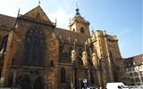 Alsasko, pohádka nejen o víně, slavnost trubačů 2021 - Francie - Alsasko - Colmar, kostel sv.Martina