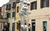 Murano - Itálie - Benátky - Murano, moderní skleněná plastika