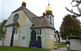 Hundertwasser - Rakousko - Štýrsko - Bärnbach, kostel sv.Barbory